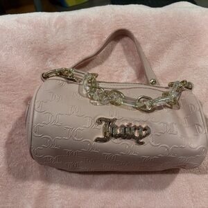 Juicy Couture Light Pink Mini Barrel Bag